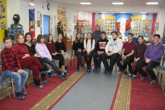 Обучающиеся старших классов школы №2 слушают 7 симфонию Д. Шостаковича