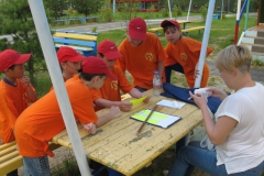 Команда лагеря Пятиборец на этапе Полевой госпиталь